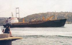 Passing through Bosphorus